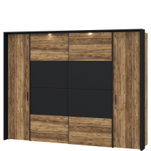 Szafa ubraniowa z listwą okalającą z oświetleniem JBMS12411B-M215 HAYATO Podstawowe