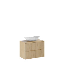 Szafka łazienkowa wisząca z umywalką 80 cm NORDIC CREMONA Podstawowe