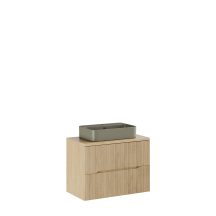 Szafka łazienkowa wisząca z umywalką 80 cm NORDIC CREMONA Podstawowe