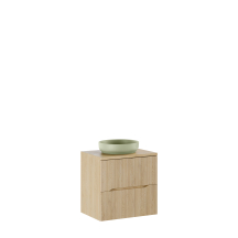 Szafka łazienkowa wisząca z umywalką 60 cm NORDIC CREMONA Podstawowe