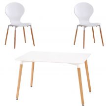 Zestaw stół SOCRATES + krzesła K-164 Podstawowe (1)