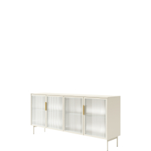 Komoda kaszmir ze szklanymi drzwiami i oświetleniem LUMI Podstawowe