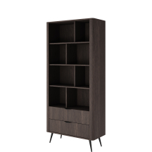 Wysoki regał z szufladami Dąb Dunin VERIS Podstawowe