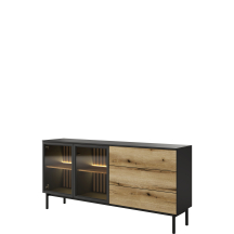 Komoda 180 cm z oświetleniem LED Dąb Evoke LANG Podstawowe