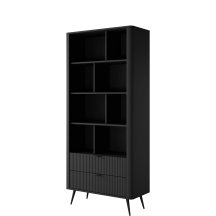 Regał z szufladami czarny LANTE CZARNY Podstawowe