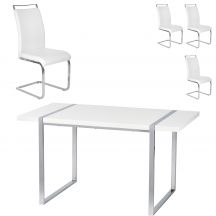 Zestaw stół LION + krzesła K-250 Podstawowe (1)