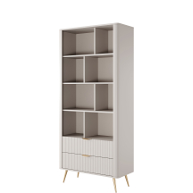 Regał z szufladami beżowy LANTE BEŻ Podstawowe