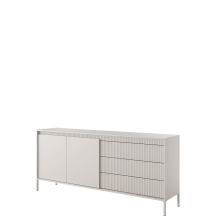 Nowoczesna komoda 2-drzwiowa 187 cm Beż SENSO BEŻ Podstawowe