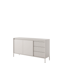 Nowoczesna komoda 2-drzwiowa 153 cm Beż SENSO BEŻ Podstawowe