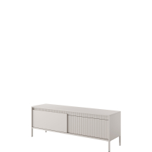 Szafka RTV 153 cm 2-drzwiowa kolor beż SENSO BEŻ Podstawowe