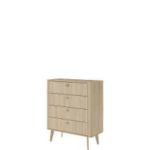 Komoda do sypialni 4 szuflady VIKI Podstawowe