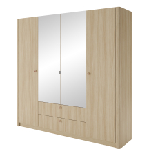 Szafa 4-drzwiowa z lustrem VIKI Podstawowe