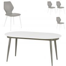 Zestaw stół CRISPIN + krzesła K-249 Podstawowe (1)