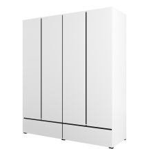 Szafa 4-drzwiowa z szufladami Typ-20 CROSS S Podstawowe (1)