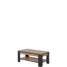 Ława do salonu Dąb Samdal / Czarny Typ-99 TUDOR Podstawowe