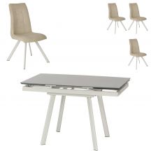 Zestaw stół TURION + krzesła K-241 Podstawowe (1)