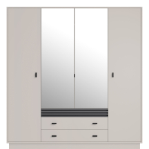 Szafa 4-drzwiowa AL16 Kaszmir ALLMO SYPIALNIA KASZMIR Podstawowe