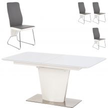 Zestaw stół PLATON + krzesła K-299 Podstawowe (1)