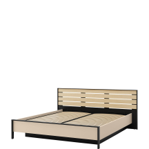 Łóżko z pojemnikiem 180 x 200 EN-02 Beż ENNA Podstawowe