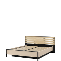 Łóżko z pojemnikiem 160 x 200 EN-02 Beż ENNA Podstawowe