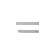 Wieszak na kurtki SM-06 poziomy Szary SIMPLY Podstawowe