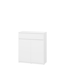 Biała komoda SM-02 do przedpokoju SIMPLY Podstawowe