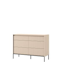 Wysoka komoda z oświetleniem TS-06 Beż Piaskowy TREND SYPIALNIA Podstawowe