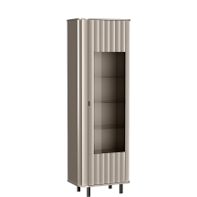 Wysoka witryna do salonu NV-4 Clay Gray NOVADO CLAY GRAY Podstawowe