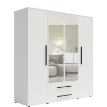 Szafa 4-drzwiowa z lustrem MAXIONE Podstawowe (4)