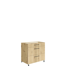 Szafka dolna stojąca 3 szuflady 80 cm VIV-22D VIVA Podstawowe