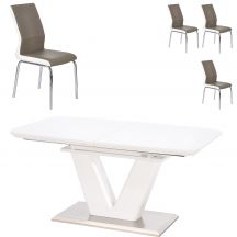 Zestaw stół MISTRAL + krzesła K-225 Podstawowe (1)