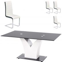 Zestaw stół VESPER + krzesła K-132 Podstawowe (1)