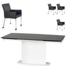 Zestaw stół ANDERSON + krzesła K-256 Podstawowe (1)