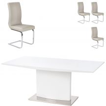 Zestaw stół ELIAS + krzesła K-219 Podstawowe (1)