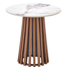 CARINA S beżowy marmur / orzechowy Halmar Ława Podstawowe