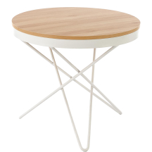 LEILA naturalny / biały Halmar Ława Podstawowe