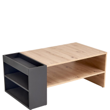 MURCIA dąb artisan / czarny Halmar Ława Podstawowe