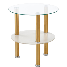 DUCAT S biały marmur / złoty Halmar Ława Podstawowe