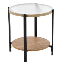 KAMALA S naturalny / czarny Halmar Ława Podstawowe