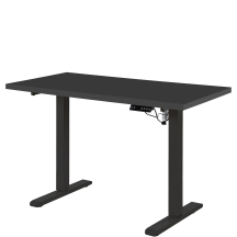 Biurko z regulowanym blatem B-54 Czarny Podstawowe