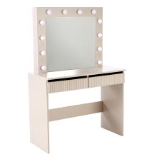 HOLLYWOOD 2 kaszmir Halmar Toaletka z lustrem i oświetleniem Podstawowe