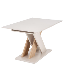 Stół rozkładany 130-175x85x76 XARELTO Kaszmir / Dąb Cremona Podstawowe