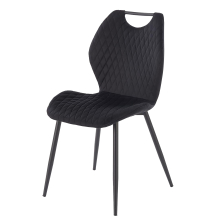 Krzesło metalowe K-569 Czarne Podstawowe