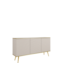 Komoda K160 3 drzwi Beż Mat ORO MDF Podstawowe