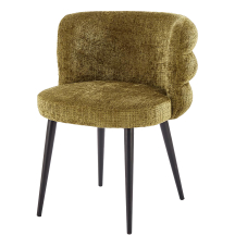 Krzesło metalowe K-575 Czarny / Oliwkowy Podstawowe