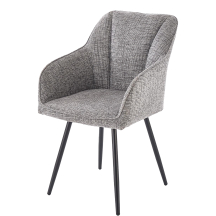 Krzesło metalowe K-576 Czarny / Popiel Podstawowe