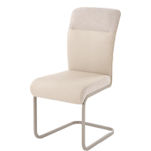 Krzesło metalowe K-584 eco skóra Beż Podstawowe