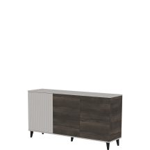 Komoda 3-drzwiowa KM-1 Kaszmir / Orzech RANDOM 2 Podstawowe