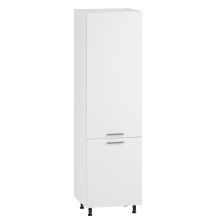 Szafka dolna wysoka pod zabudowę lodówki DL-60/214 Biały / Biały Mat VENTO Podstawowe