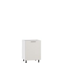 Szafka dolna stojąca 1 drzwi D-60/82 Biały / Kaszmir Mat VENTO Podstawowe